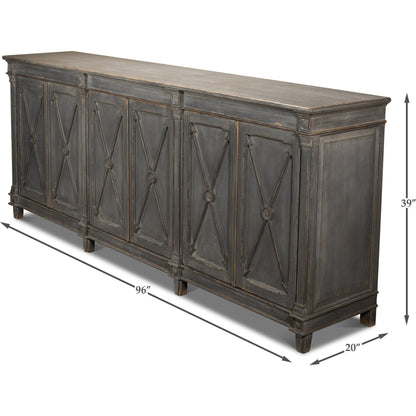 Marksman Cabinet II by Sarreid Ltd.. Made from unique in a traditional style.