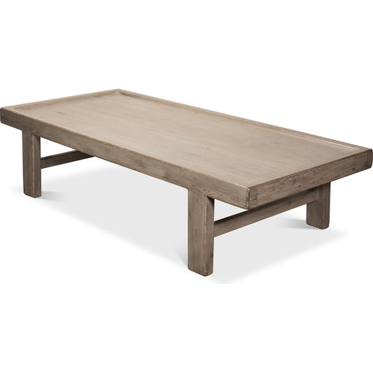 Wood Panel Coffee Table by Sarreid Ltd.. Made from pine in a cottage & farmhouse style.