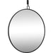 Stopwatch Round Mirror by Varaluz. Made from unique in a modern style.