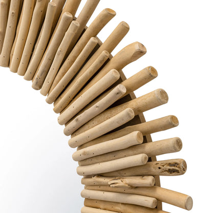 Drifter Wall Mirror by Varaluz in natural driftwood. Made from unique in a rustic style.