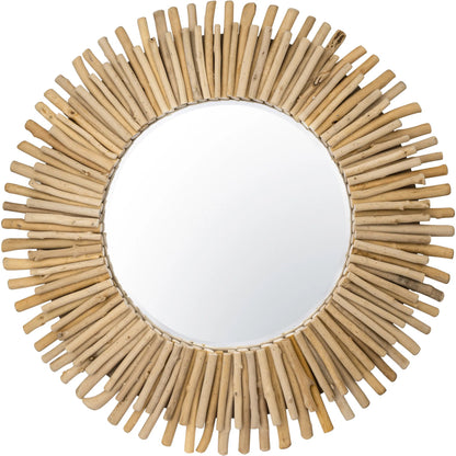 Drifter Wall Mirror by Varaluz in natural driftwood. Made from unique in a rustic style.