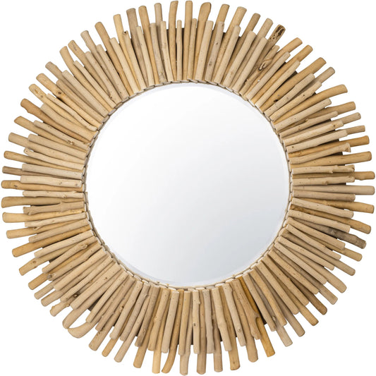 Drifter Wall Mirror by Varaluz in natural driftwood. Made from unique in a unique style.