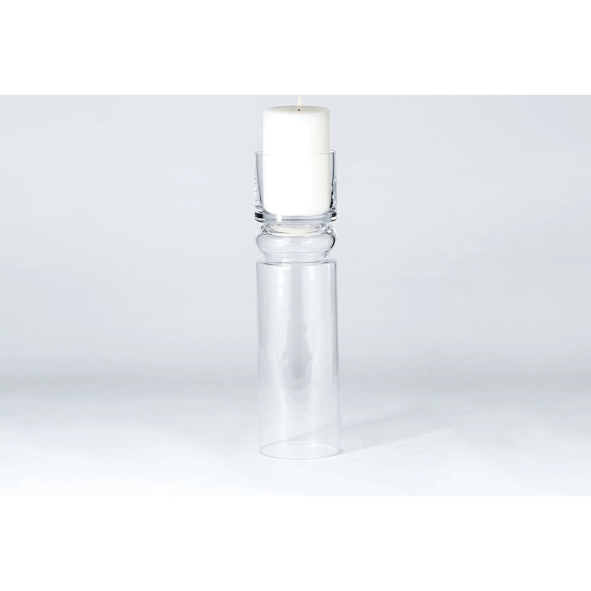 Flip Flop Candleholder Vase by Global Views. Made from glass in a transitional style.