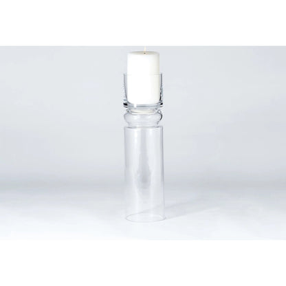 Flip Flop Candleholder Vase by Global Views. Made from glass in a transitional style.