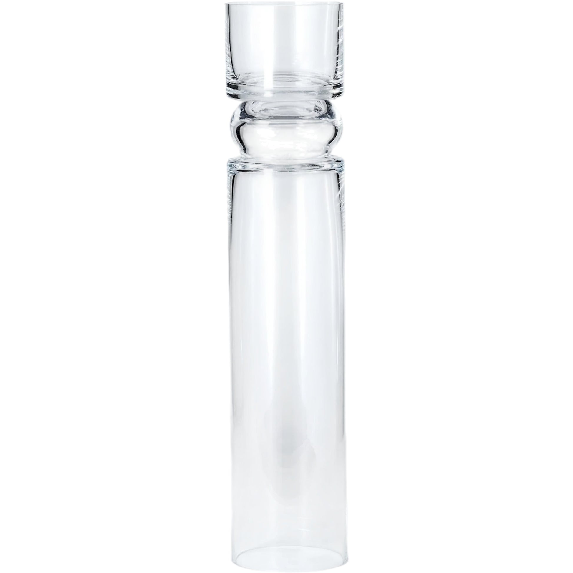 Flip Flop Candleholder Vase by Global Views. Made from glass in a transitional style.