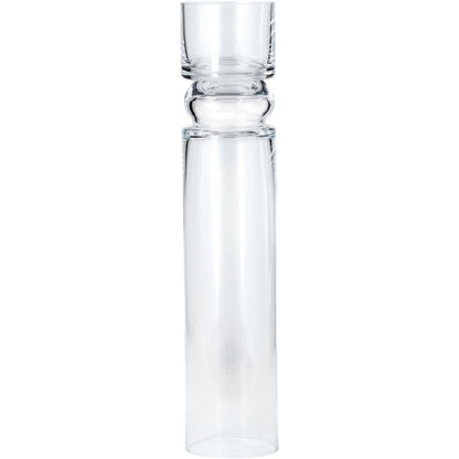 Flip Flop Candleholder Vase by Global Views. Made from glass in a transitional style.