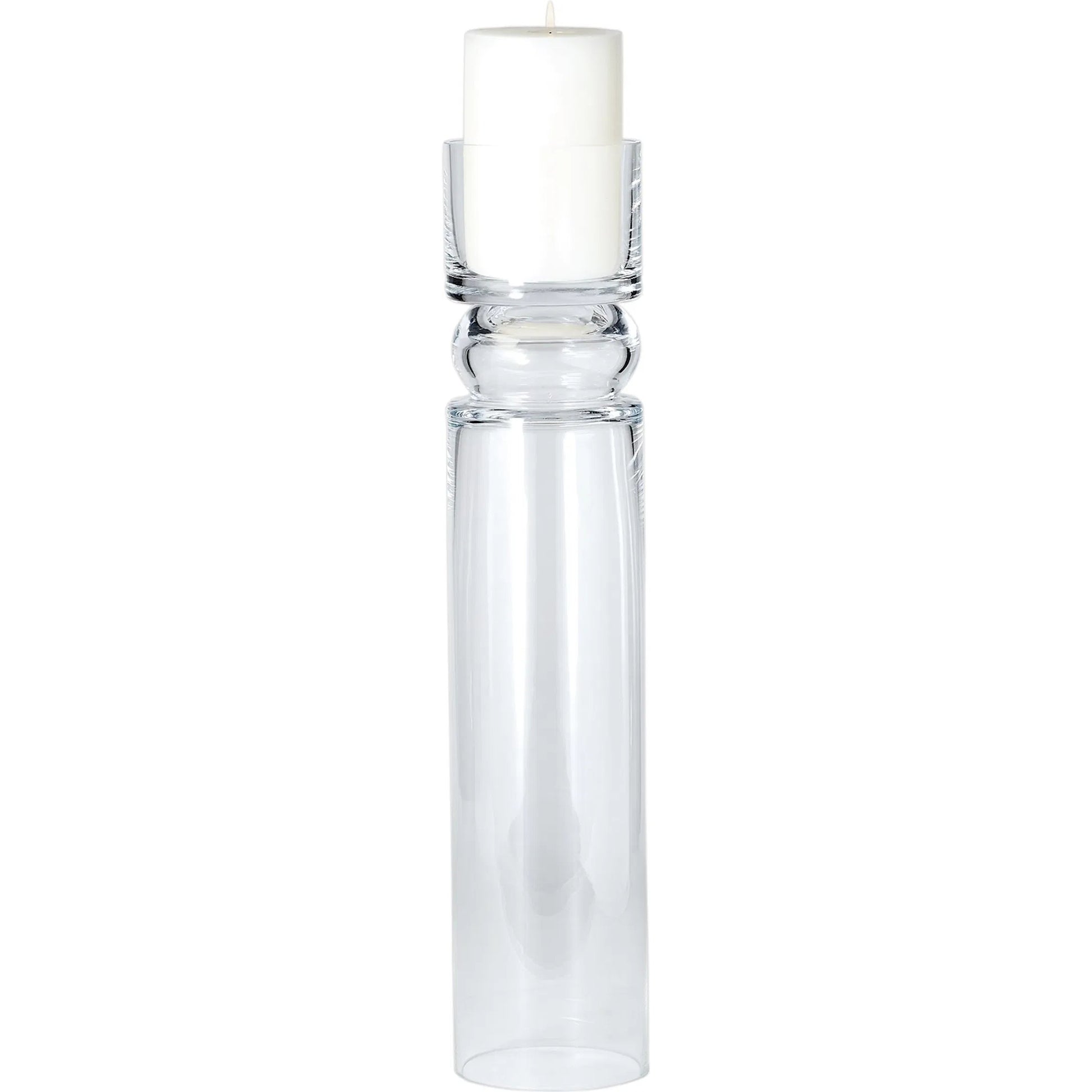 Flip Flop Candleholder Vase by Global Views. Made from glass in a transitional style.