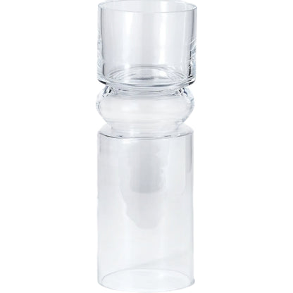 Flip Flop Candleholder Vase by Global Views. Made from glass in a transitional style.