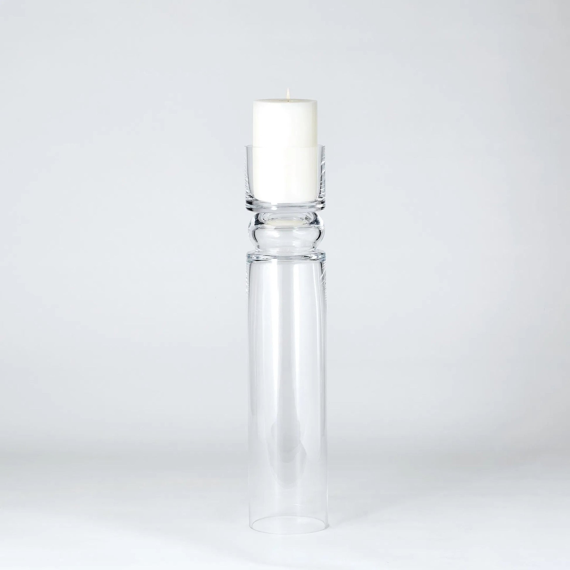 Flip Flop Candleholder Vase by Global Views. Made from glass in a transitional style.