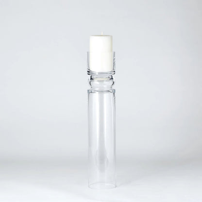 Flip Flop Candleholder Vase by Global Views. Made from glass in a transitional style.