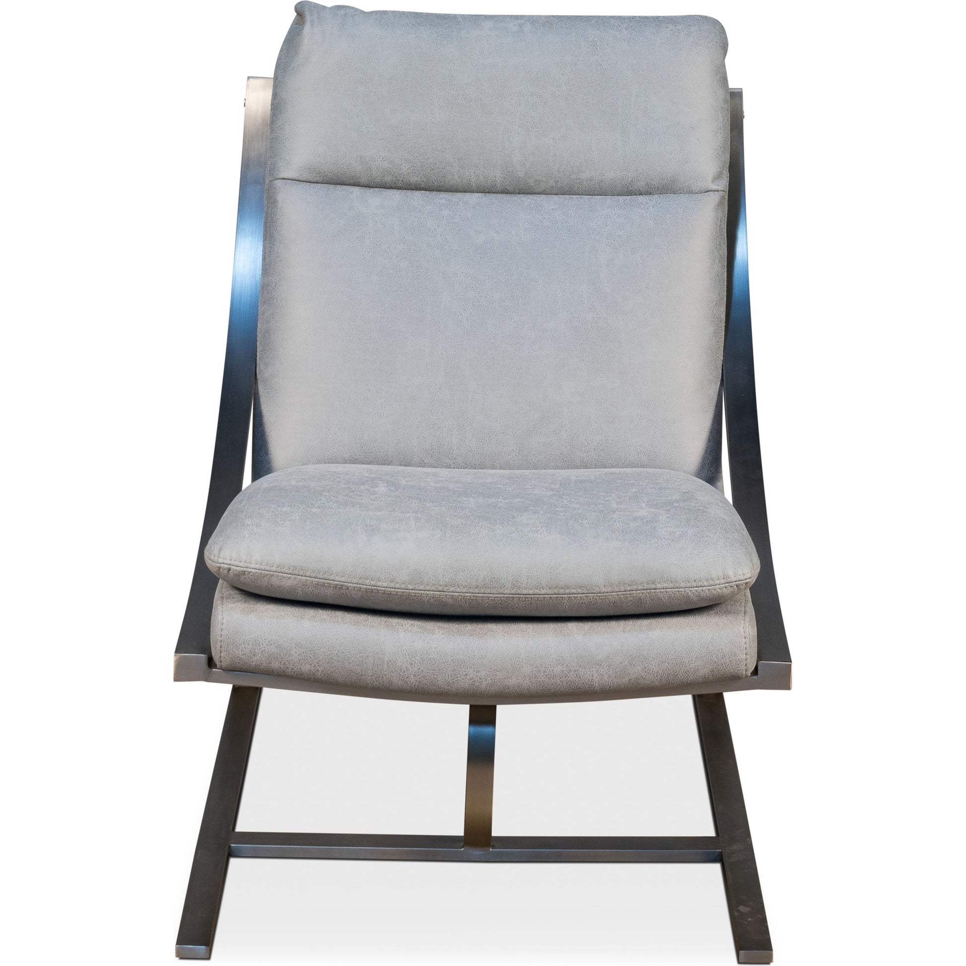 Mc Queen Chair by Sarreid Ltd. in brown and vintage cigar leather. Made from leather in a modern style.