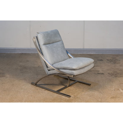 Mc Queen Chair by Sarreid Ltd. in brown and vintage cigar leather. Made from leather in a modern style.