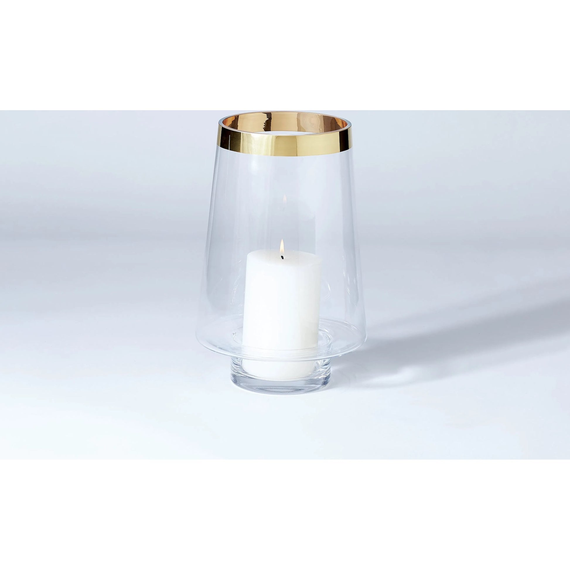 Banded Hurricane by Global Views. Made from glass in a transitional style.