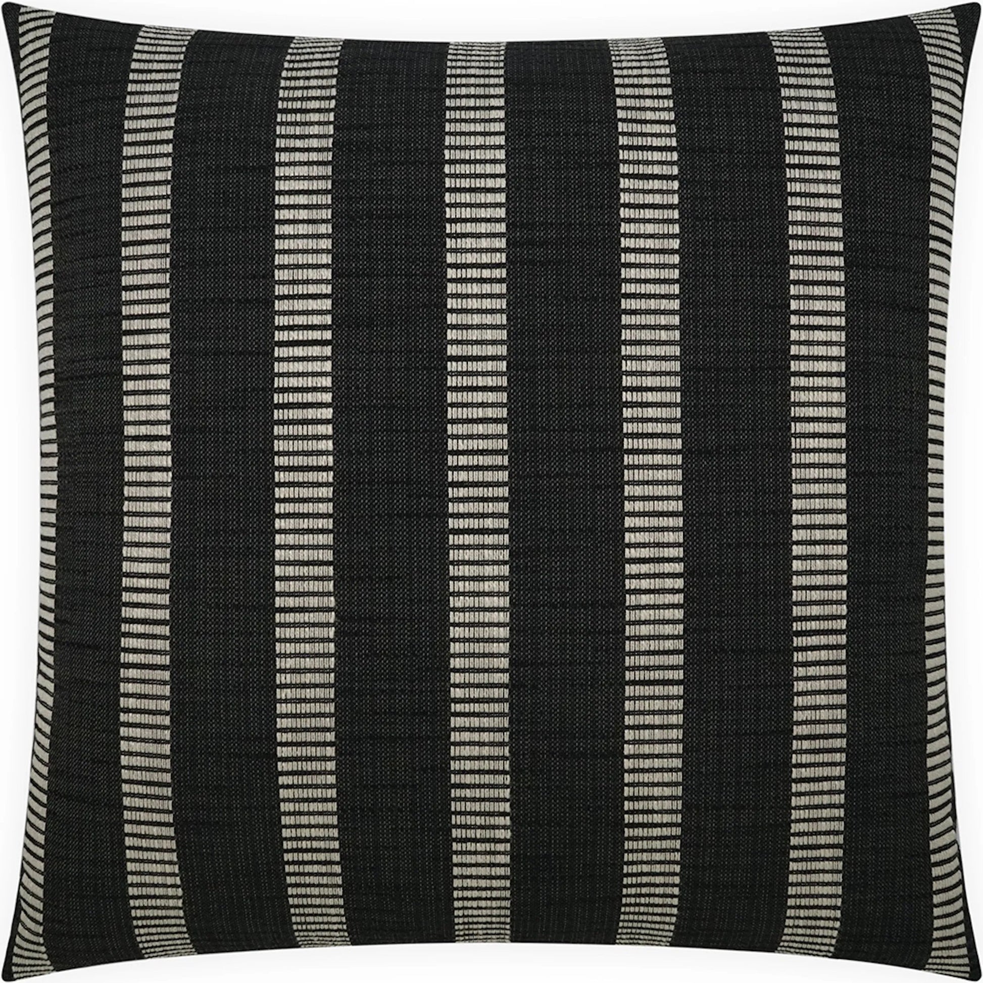 Punch Line Pillow by DV Kap Home in black. Made from 100% polyester in a unique style.