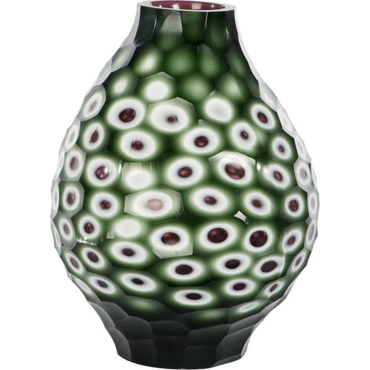 Opal Vase by Bradburn Home in lilac, green. Made from glass in a eclectic & global style.