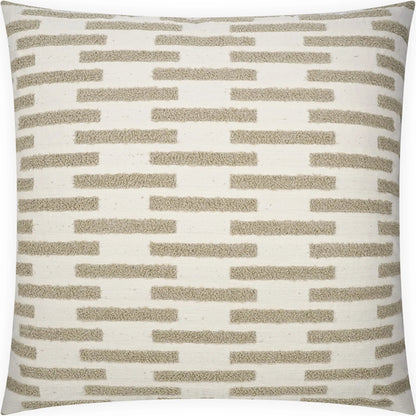 Robie Pillow by DV Kap Home in ivory, taupe. Made from 63.92% polyester, 27.85 rayon, 8.23% polyester in a unique style.