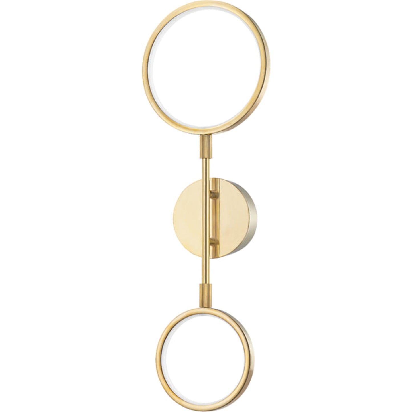 001 SR-860612 | Primary Silo | Saturn Wall Sconce by Hudson Valley. Made from brass in a modern style.