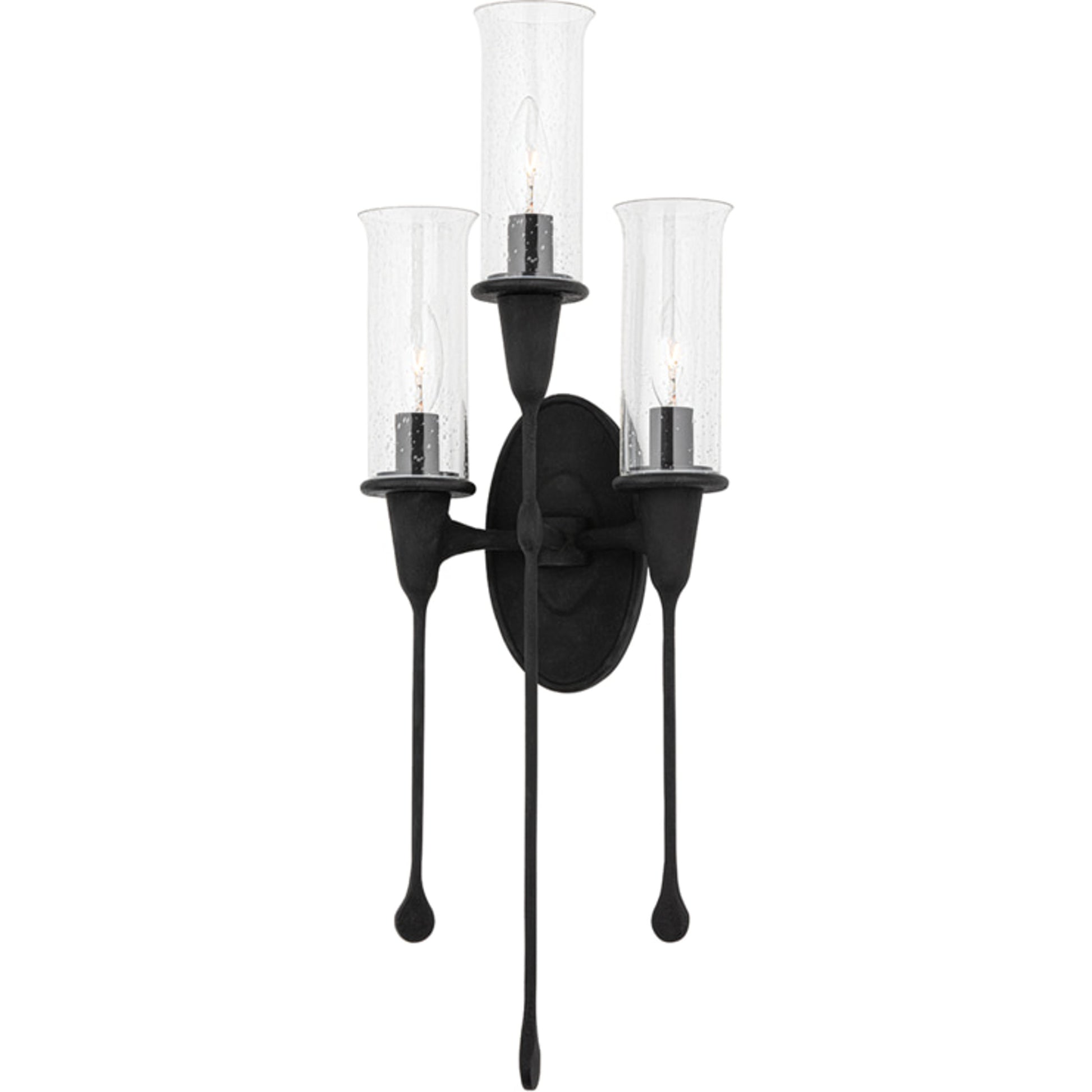 Chisel Wall Sconce by Hudson Valley in black. Made from steel in a modern style.