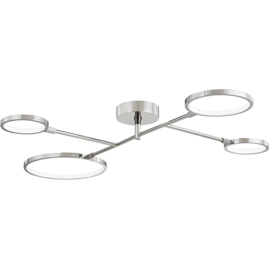 Saturn Flush Mount by Hudson Valley. Made from brass in a modern style.
