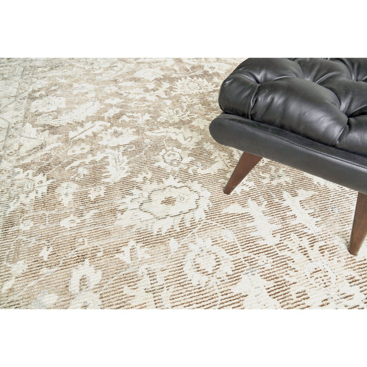 Tuscany Rug - Brown by Exquisite Rugs in brown. Made from new zealand wool, bamboo silk in a unique style.