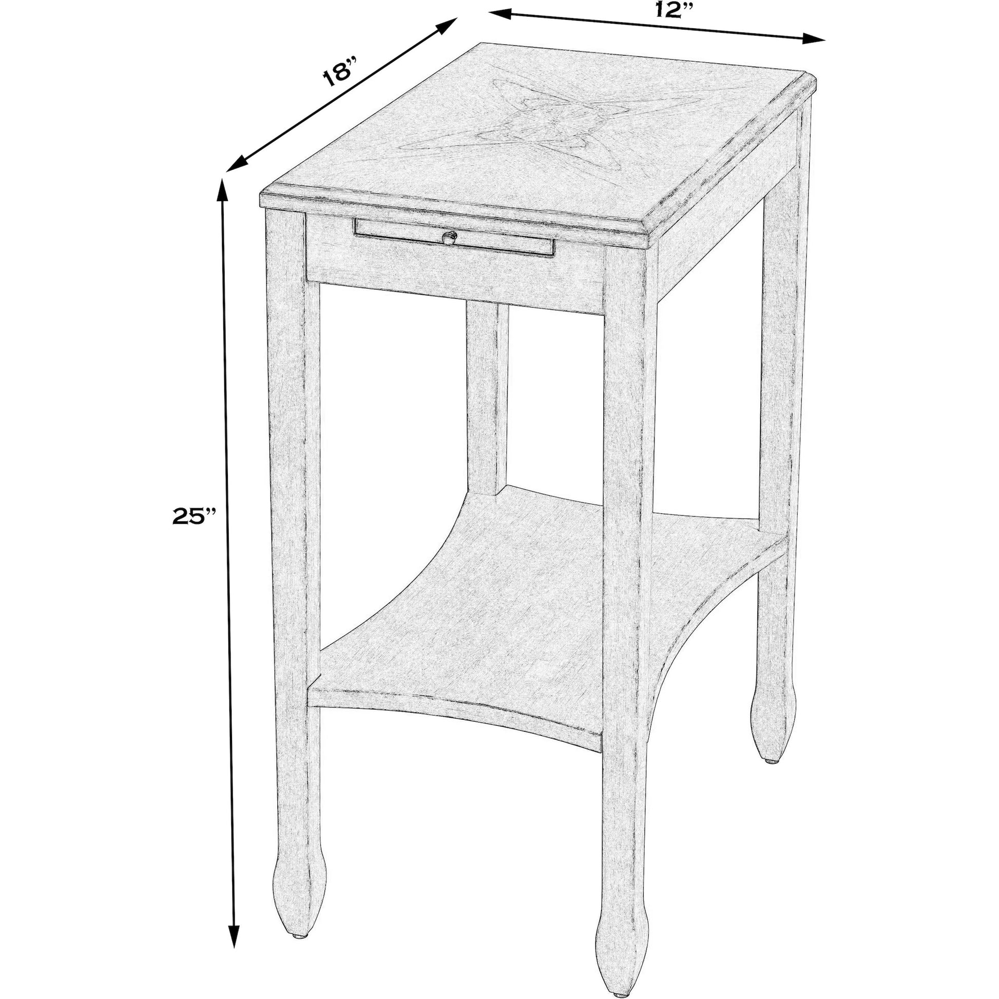 Gilbert Side Table by Butler Specialty Company. Made from unique in a traditional style.
