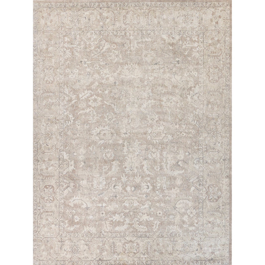 Tuscany 4108 Rug by Exquisite Rugs in tan. Made from wool, bamboo silk in a unique style.