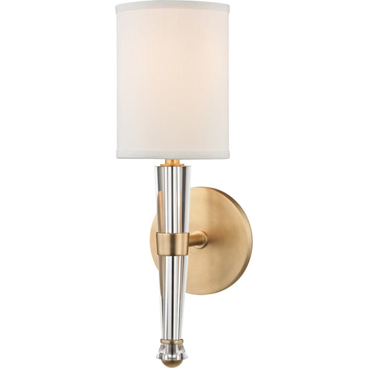 Volta Wall Sconce by Hudson Valley. Made from steel in a transitional style.