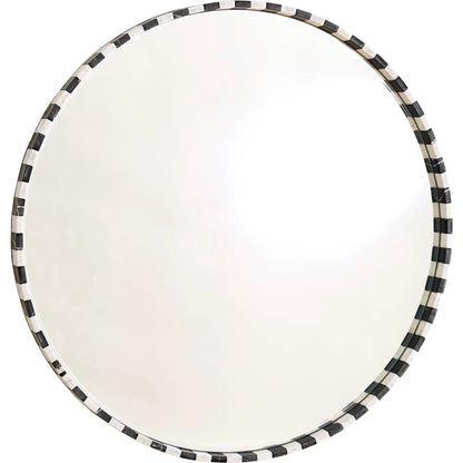 Black and White Marble Mirror by Global Views in black and white. Made from unique in a eclectic & global style.