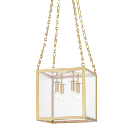 Catskill 4 Light Pendant by Hudson Valley. Made from steel in a modern style.