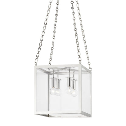 Catskill 4 Light Pendant by Hudson Valley. Made from steel in a modern style.