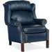 Chippendale Reclining Wing Chair by Bradington-Young by Hooker Furniture in mahogany finish, french natural nails. Made from 100% leather in a unique style.