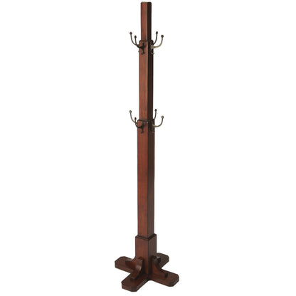 Webster Costumer by Butler Specialty Company. Made from rubberwood solids, antique brass hardware in a traditional style.