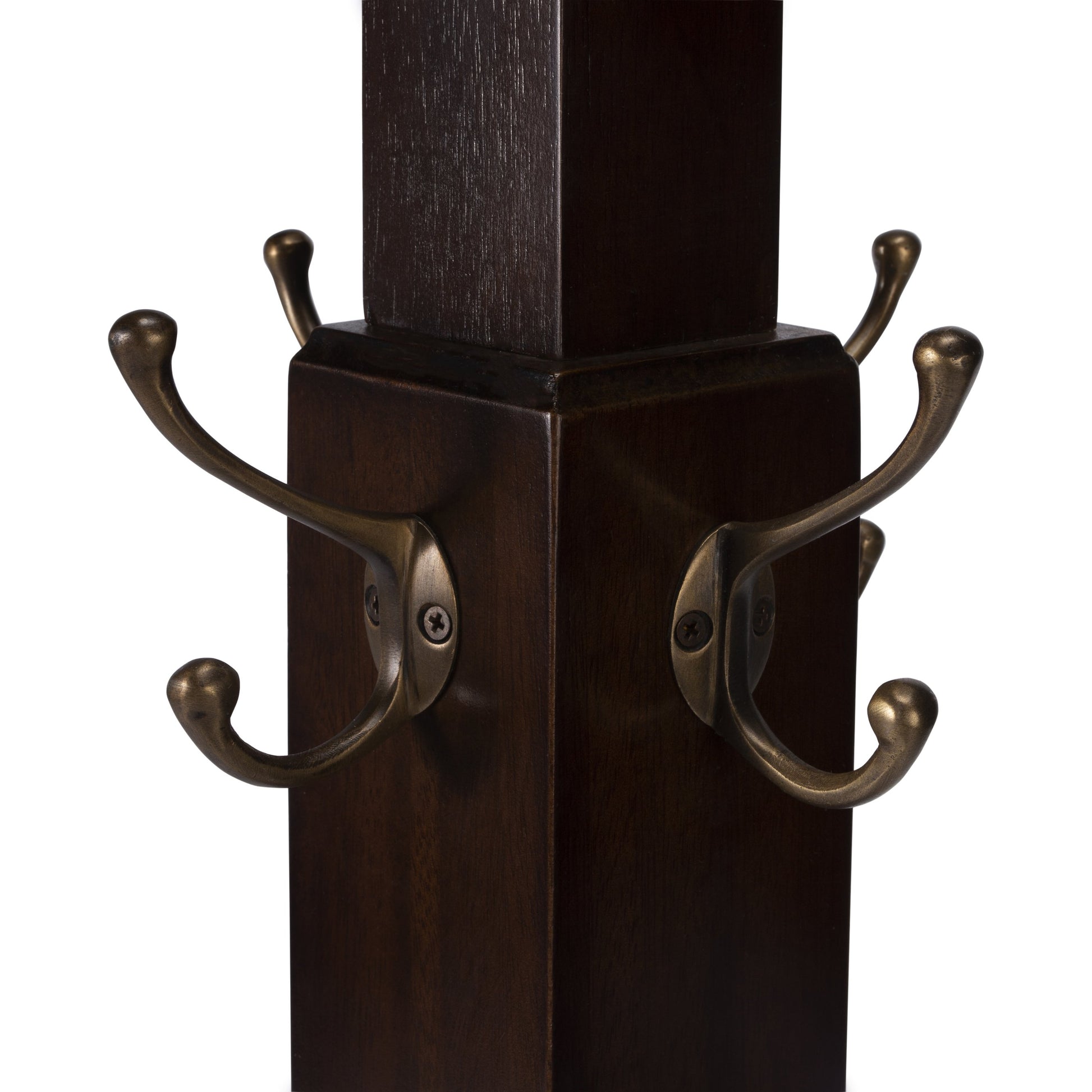 Webster Costumer by Butler Specialty Company. Made from rubberwood solids, antique brass hardware in a traditional style.