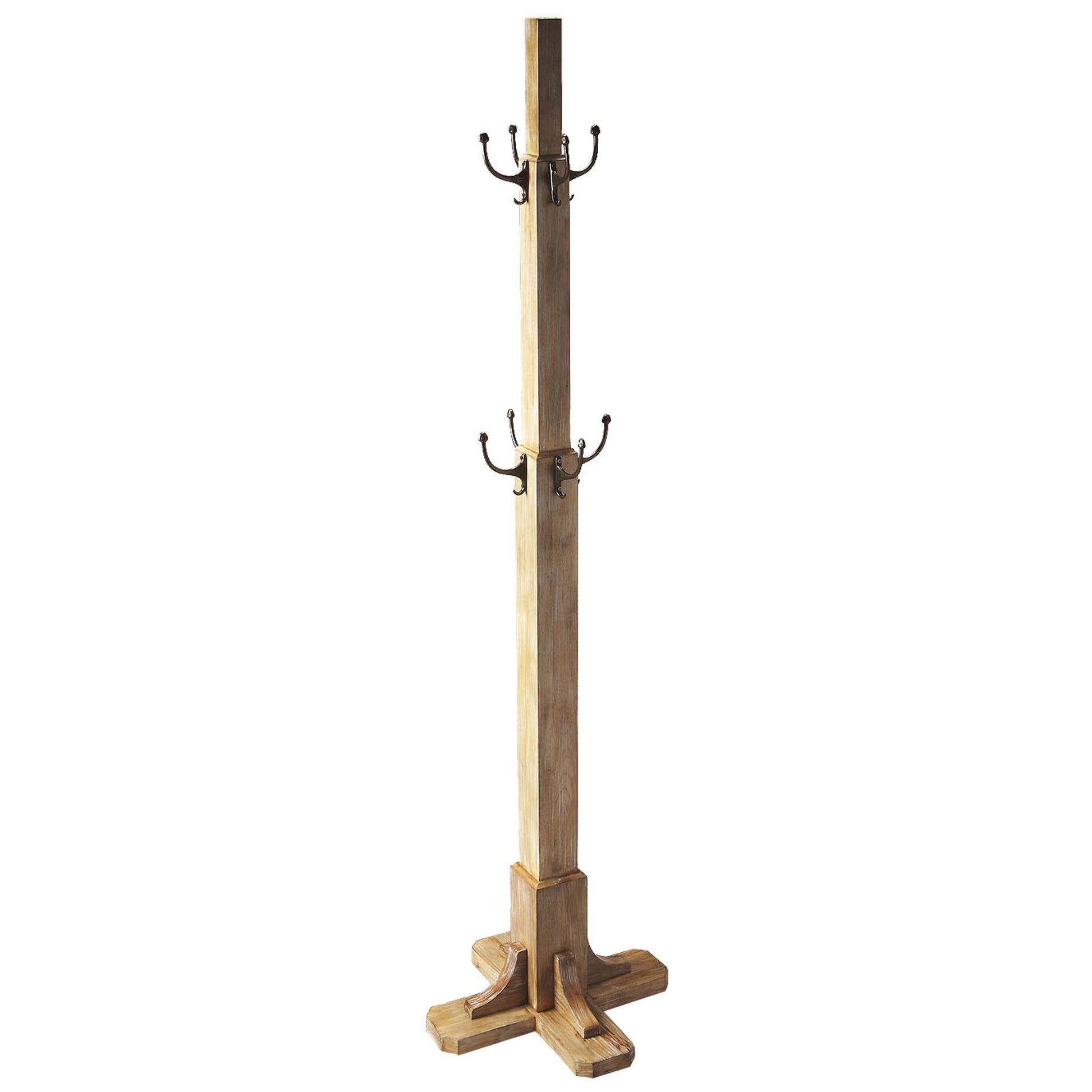 Webster Costumer by Butler Specialty Company. Made from rubberwood solids, antique brass hardware in a traditional style.