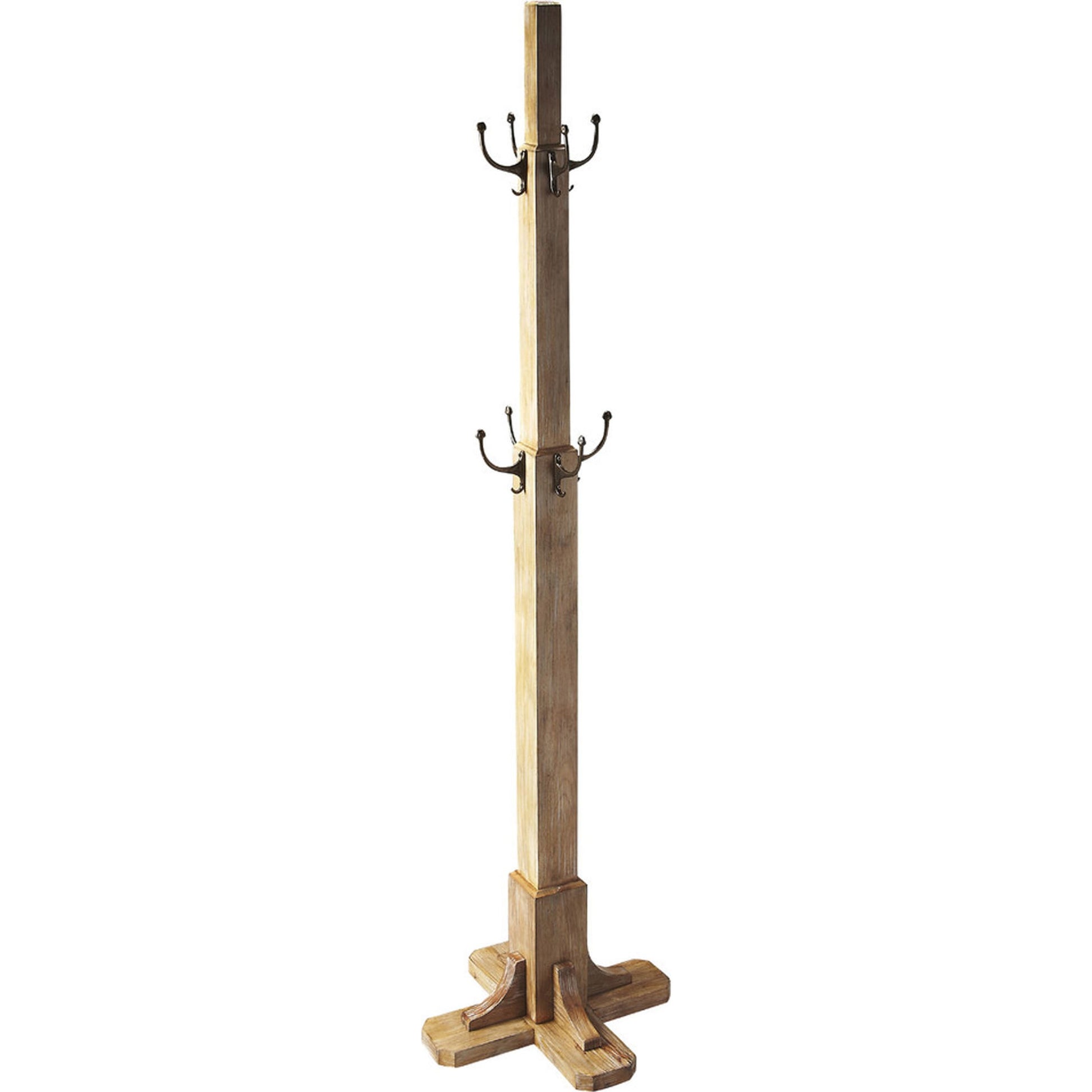 Webster Costumer by Butler Specialty Company. Made from rubberwood solids, antique brass hardware in a traditional style.