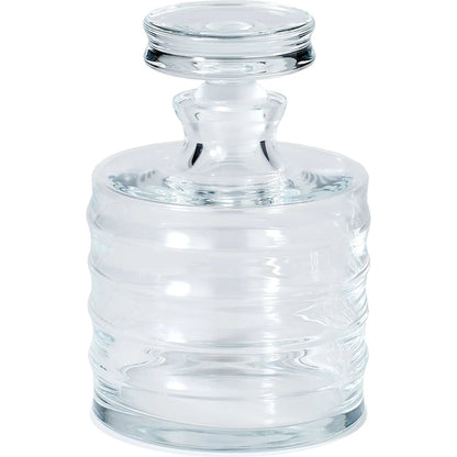 Ribbed Decanter by Global Views. Made from glass in a transitional style.