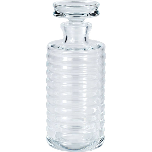 Ribbed Decanter by Global Views. Made from glass in a transitional style.