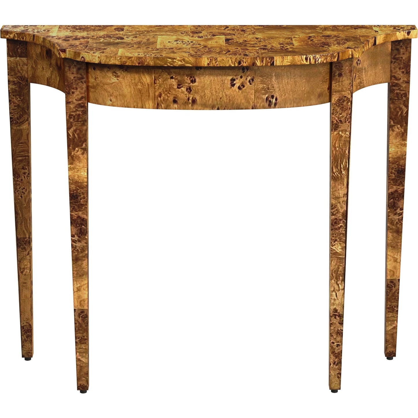 001 SI-2021909 | Primary Silo | Chester 36" Burl Console Table by Butler Specialty Company. Made from rubberwood solids, mdf, burl wood veneer from cherry, maple in a transitional style.