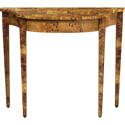Chester 36" Burl Console Table by Butler Specialty Company. Made from rubberwood solids, mdf, burl wood veneer from cherry, maple in a transitional style.