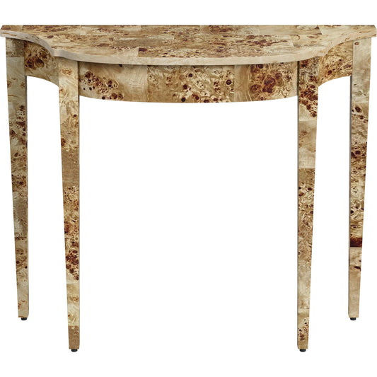 Chester 36" Burl Console Table by Butler Specialty Company. Made from rubberwood solids, mdf, burl wood veneer from cherry, maple in a transitional style.