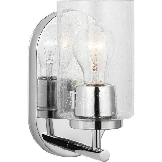 Oslo Clear One Light Wall / Bath Sconce by Visual Comfort & Co.. Made from steel in a transitional style.