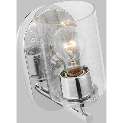 Oslo One Light Wall / Bath Sconce by Visual Comfort & Co.. Made from steel in a transitional style.