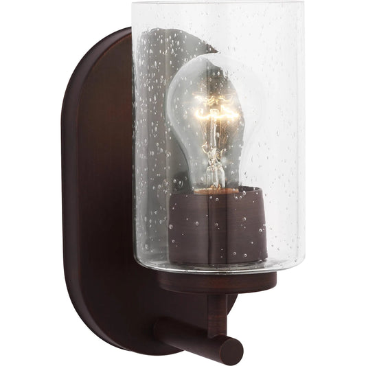 Oslo Clear One Light Wall / Bath Sconce by Visual Comfort & Co.. Made from steel in a transitional style.