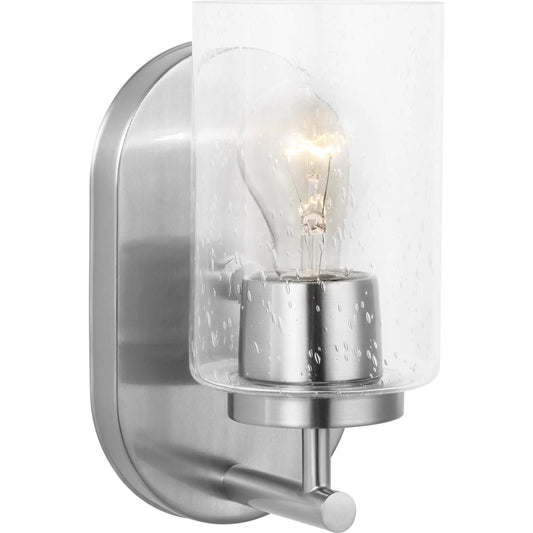Oslo Clear One Light Wall / Bath Sconce by Visual Comfort & Co.. Made from steel in a transitional style.