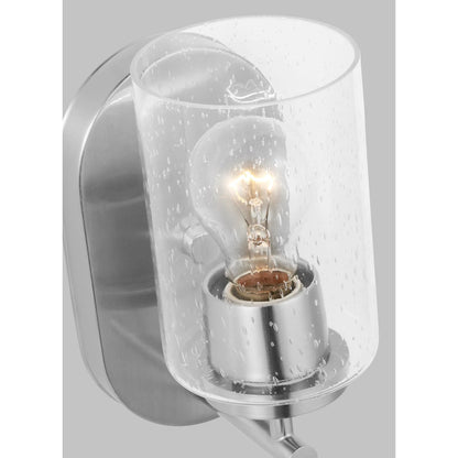Oslo One Light Wall / Bath Sconce by Visual Comfort & Co.. Made from steel in a transitional style.