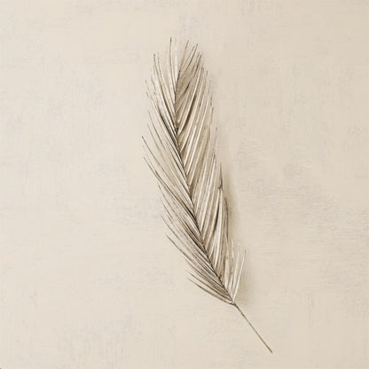 Palm Leaf by Global Views in antique brass. Made from brass, metal pipe in a modern style.