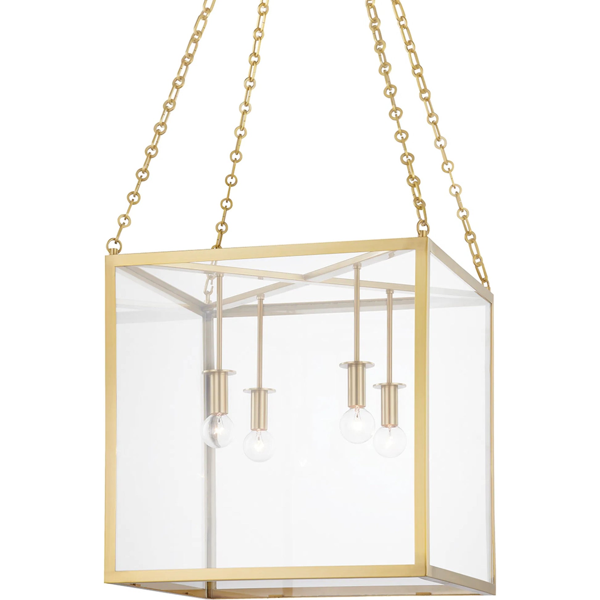 Catskill 4 Light Pendant by Hudson Valley. Made from steel in a modern style.