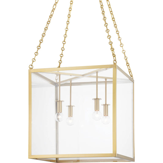 Catskill 4 Light Pendant by Hudson Valley. Made from steel in a modern style.