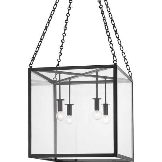 Catskill 4 Light Pendant by Hudson Valley. Made from steel in a modern style.