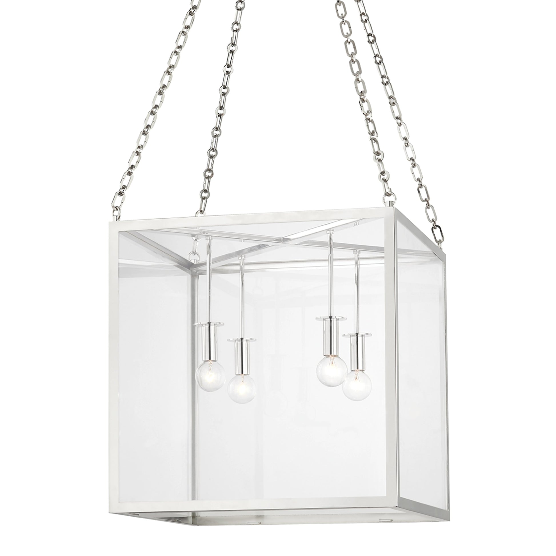 Catskill 4 Light Pendant by Hudson Valley. Made from steel in a modern style.